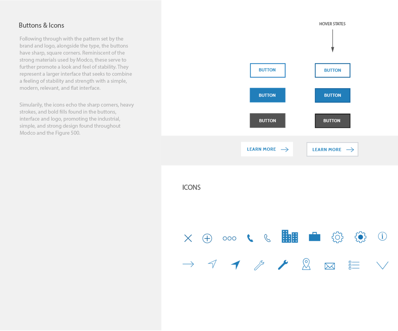 Styleboards for Modco